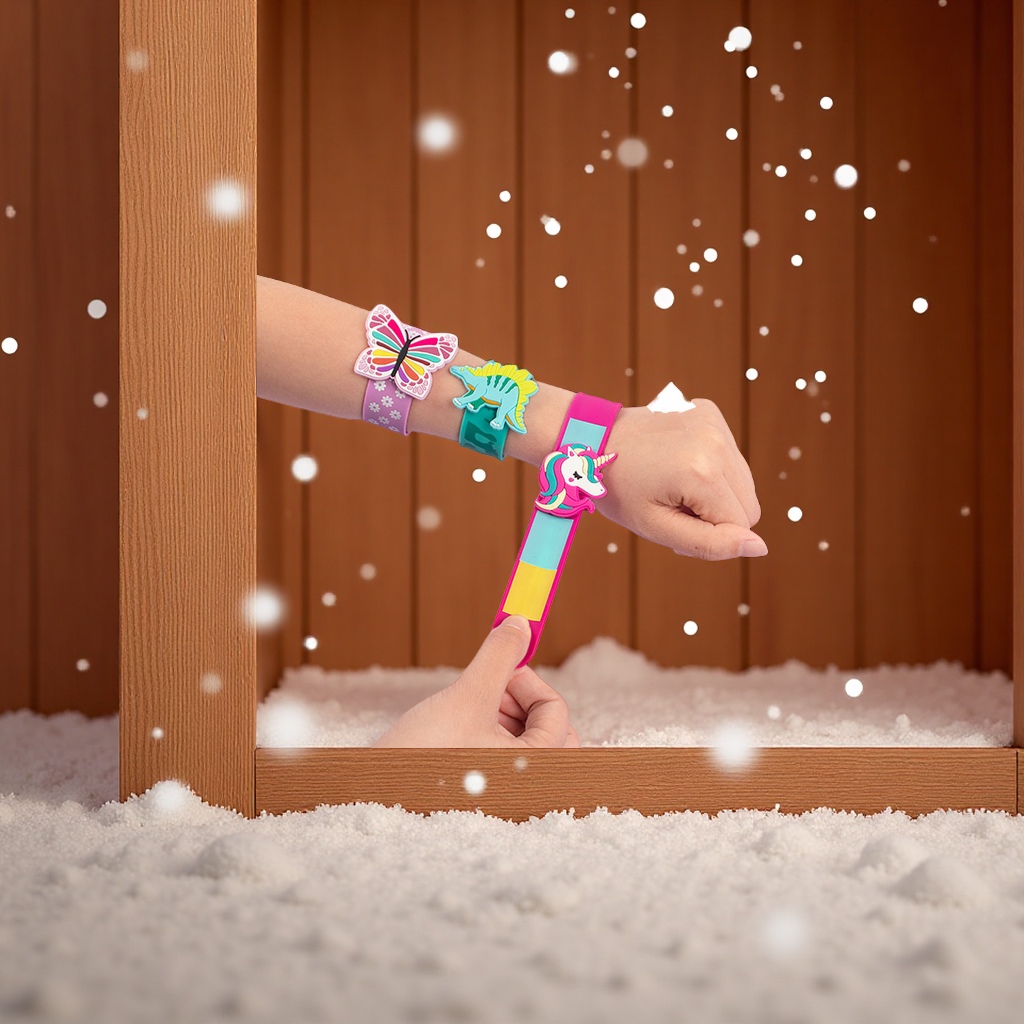 New Christmas silicone Papa ring children's patting wristband Dinosaur unicorn patting wristband Amazon Application Scenario