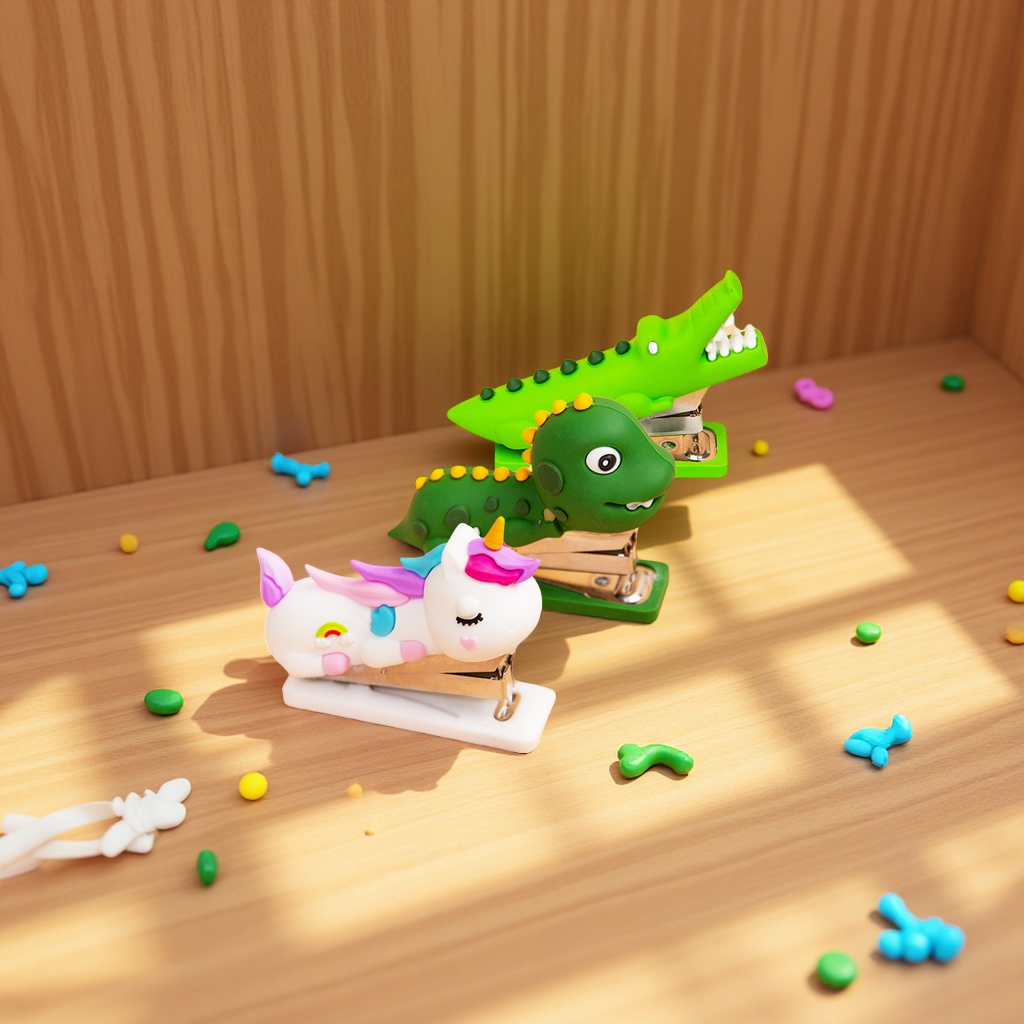 Creative cartoon student portable stapler, portable stapler, stapler, gift wholesale, cute style Item Picture