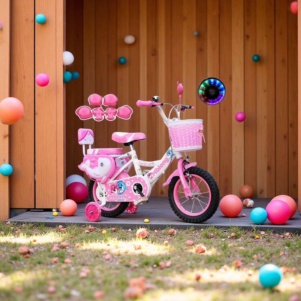 儿童自行车女孩男孩童车脚踏车小孩单车儿童款耐用安全适合学骑新手轻便便携