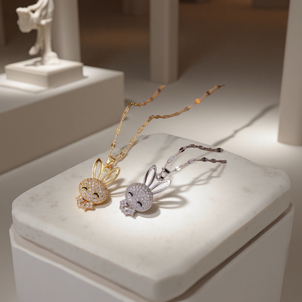 饰品钛钢项链，时尚百搭女款简约潮流配饰