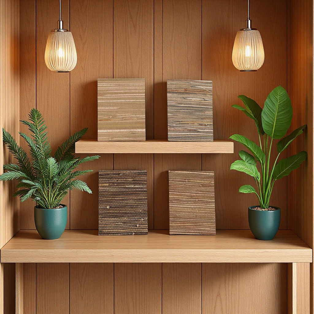 Eco-friendly material wallpaper, modern and simple non-woven fabric wallpaper, for living room and bedroom wall decoration, eco-friendly and odorless stickers, 60cm wide, multiple styles to choose from Specification image