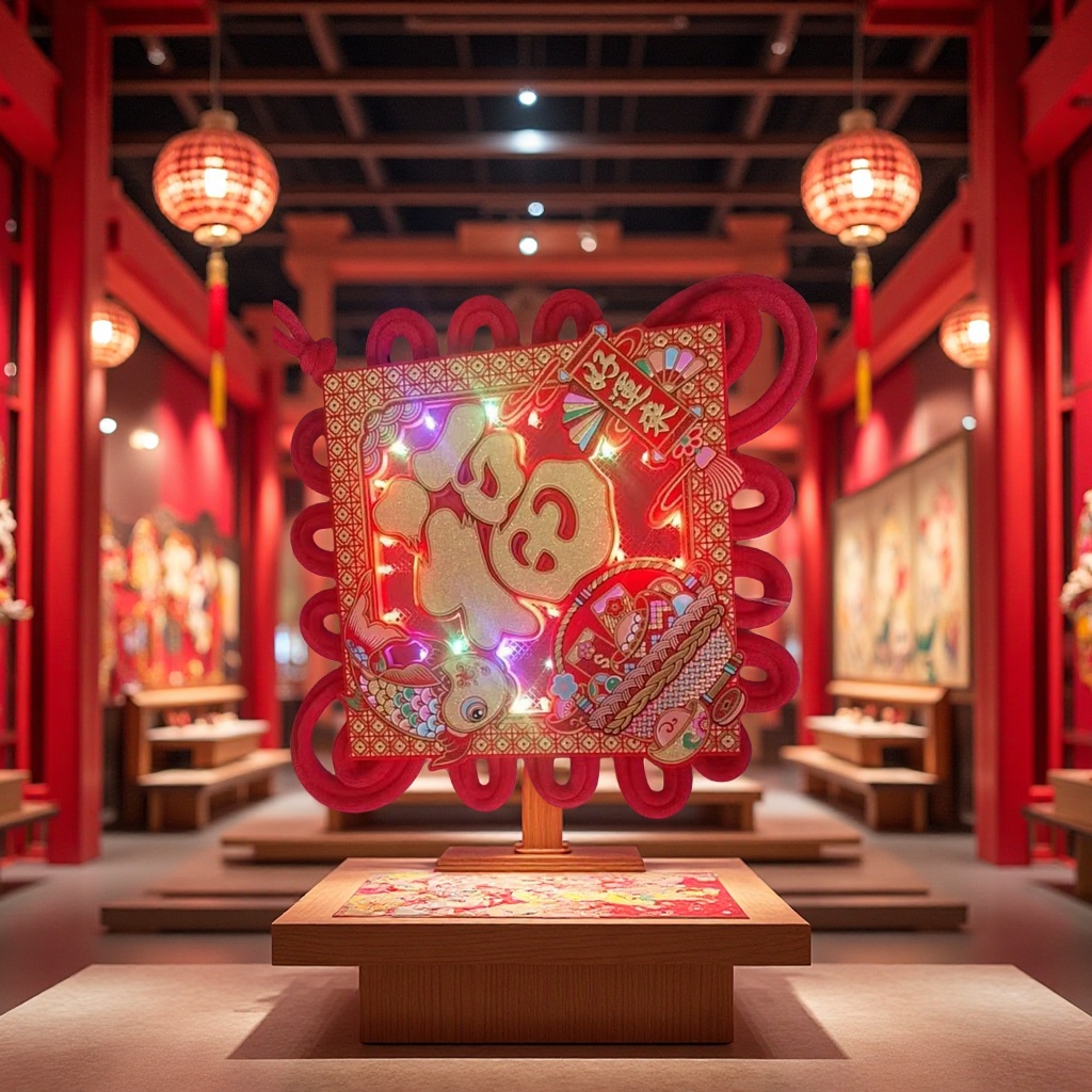 Chinese knot, ten-thousand-character knot, tassel, plastic, gilded handicrafts, decorative items, Chinese knot tassel tassels, handicrafts 233927865 Application Scenario