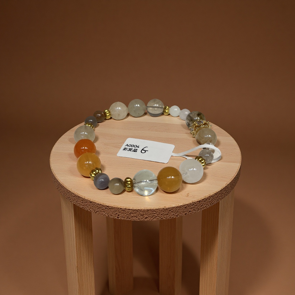 粉晶天然水晶手链粉色饰品时尚简约女款礼物送女生情侣手串

细节图