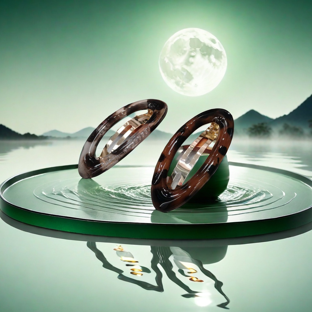 发夹，发饰，后夹，弹簧夹细节图