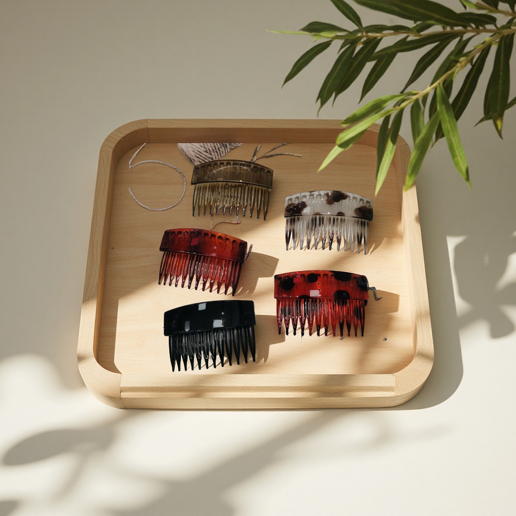 天意饰品儿童头饰簪子长流苏发夹发饰头饰梳子镜子套装女童发饰品