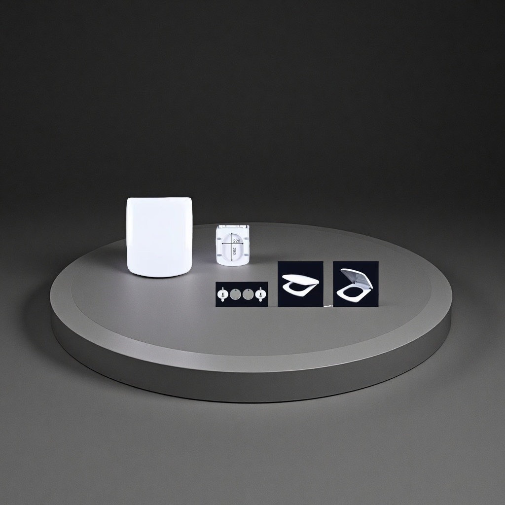 方形马桶盖PP材质耐用防臭卫生盖板适用多款型号