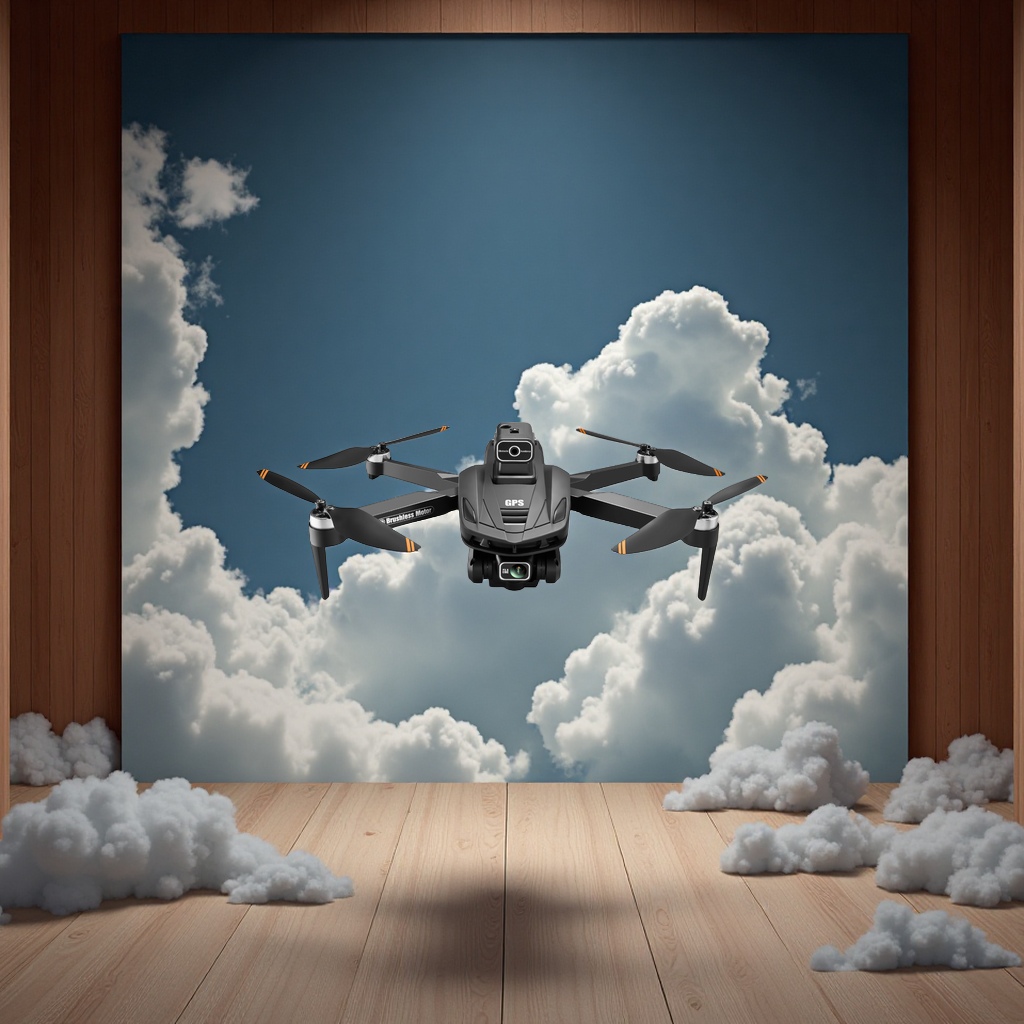 The cross-border AliExpress bestseller V168 brushless GPS return high-definition 8 aerial obstacle avoidance drone is a remote control aircraft for foreign trade Item Picture