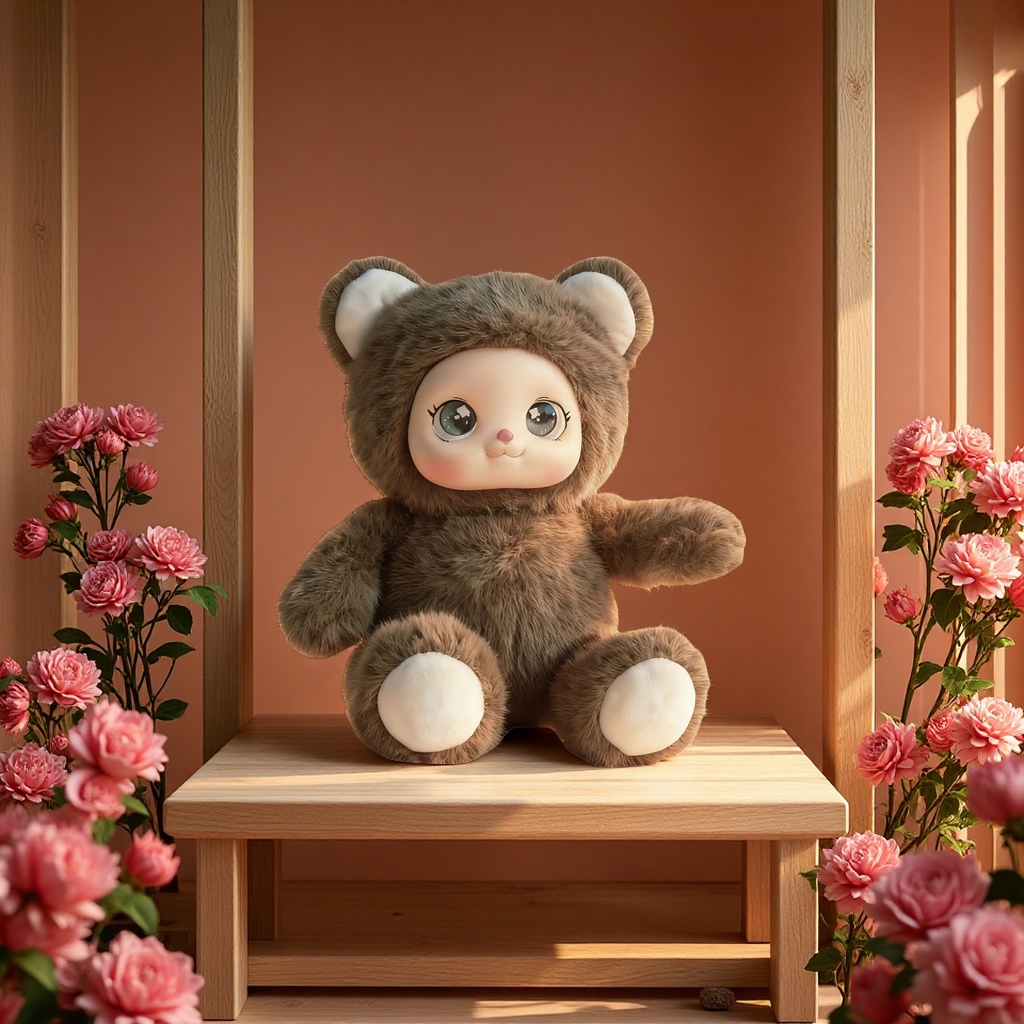 Fun AI dialogue doll, children's toy, interactive intelligent companion, fun learning gift, novel design Application Scenario