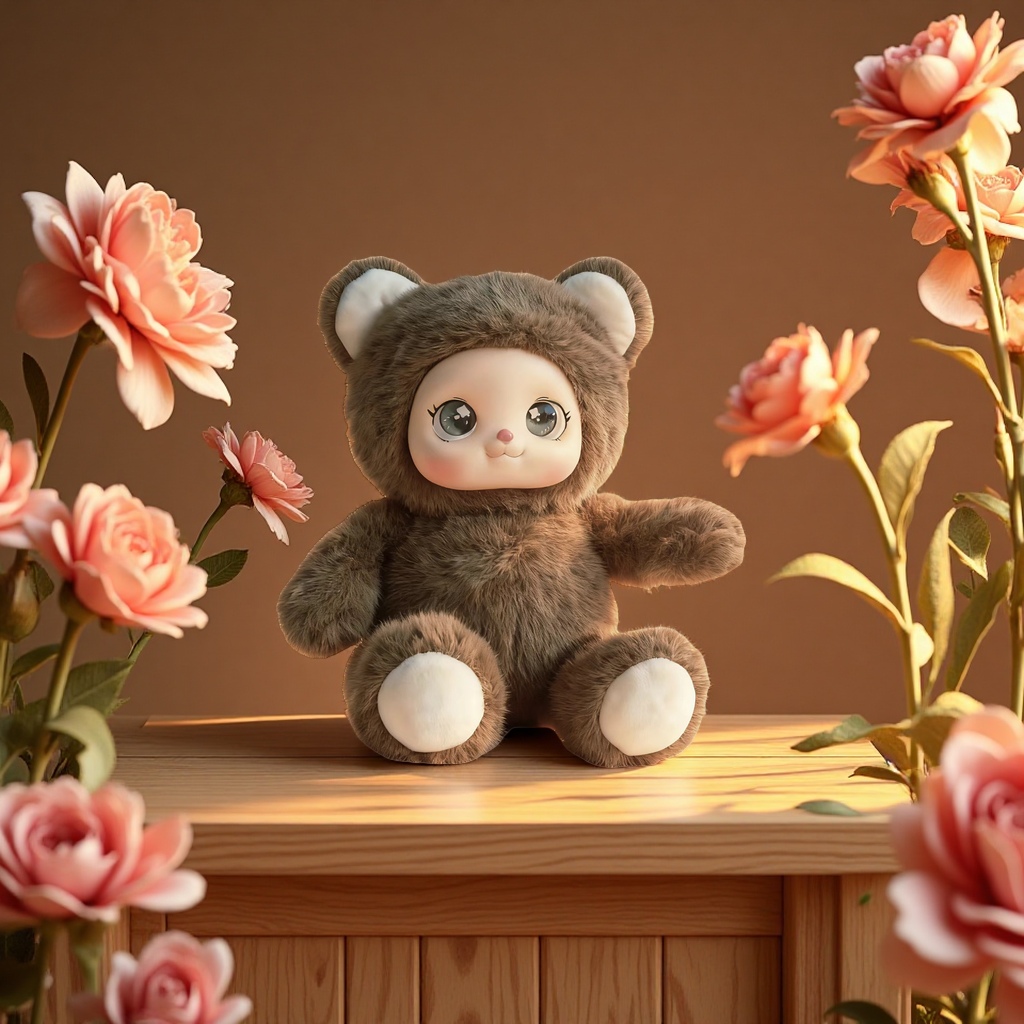 Fun AI dialogue doll, children's toy, interactive intelligent companion, fun learning gift, novel design details Picture