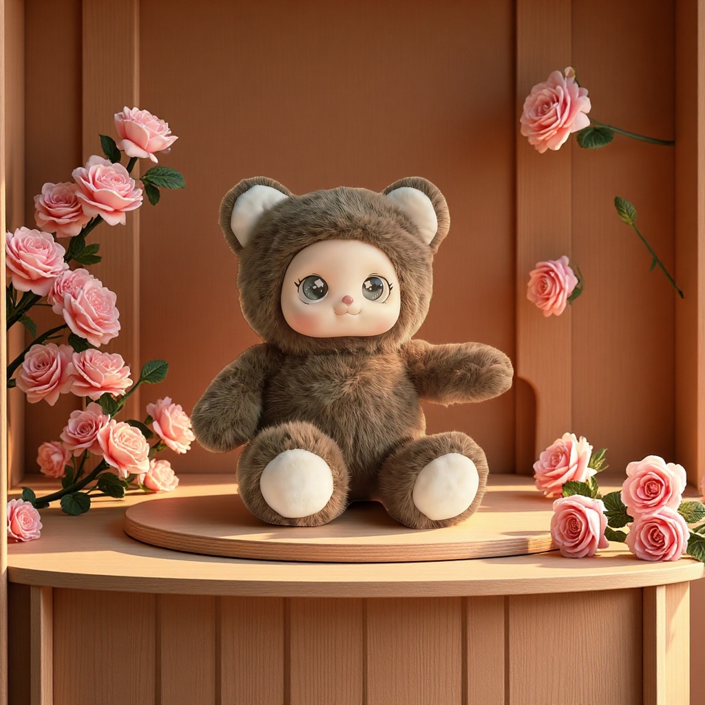 Fun AI dialogue doll, children's toy, interactive intelligent companion, fun learning gift, novel design
