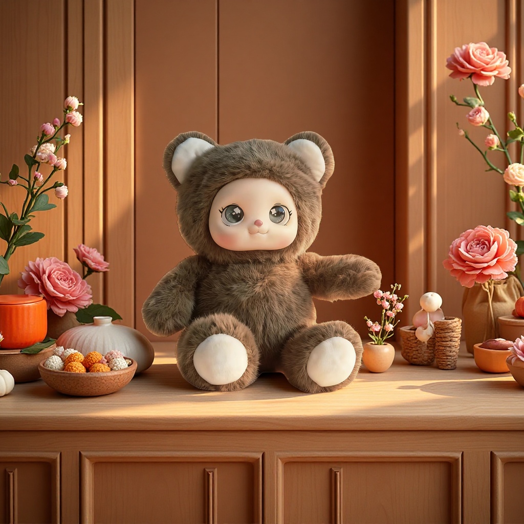 Fun AI dialogue doll, children's toy, interactive intelligent companion, fun learning gift, novel design Specification image