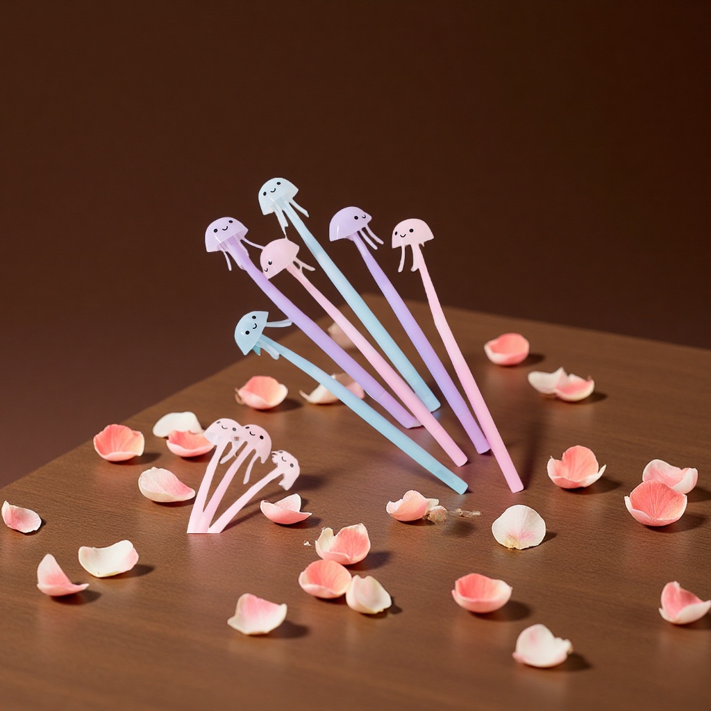 High-appearance-level girl gel pen, student stress-relieving spinning pen, cute stress-relieving pen, smooth and creative planner essential Application Scenario