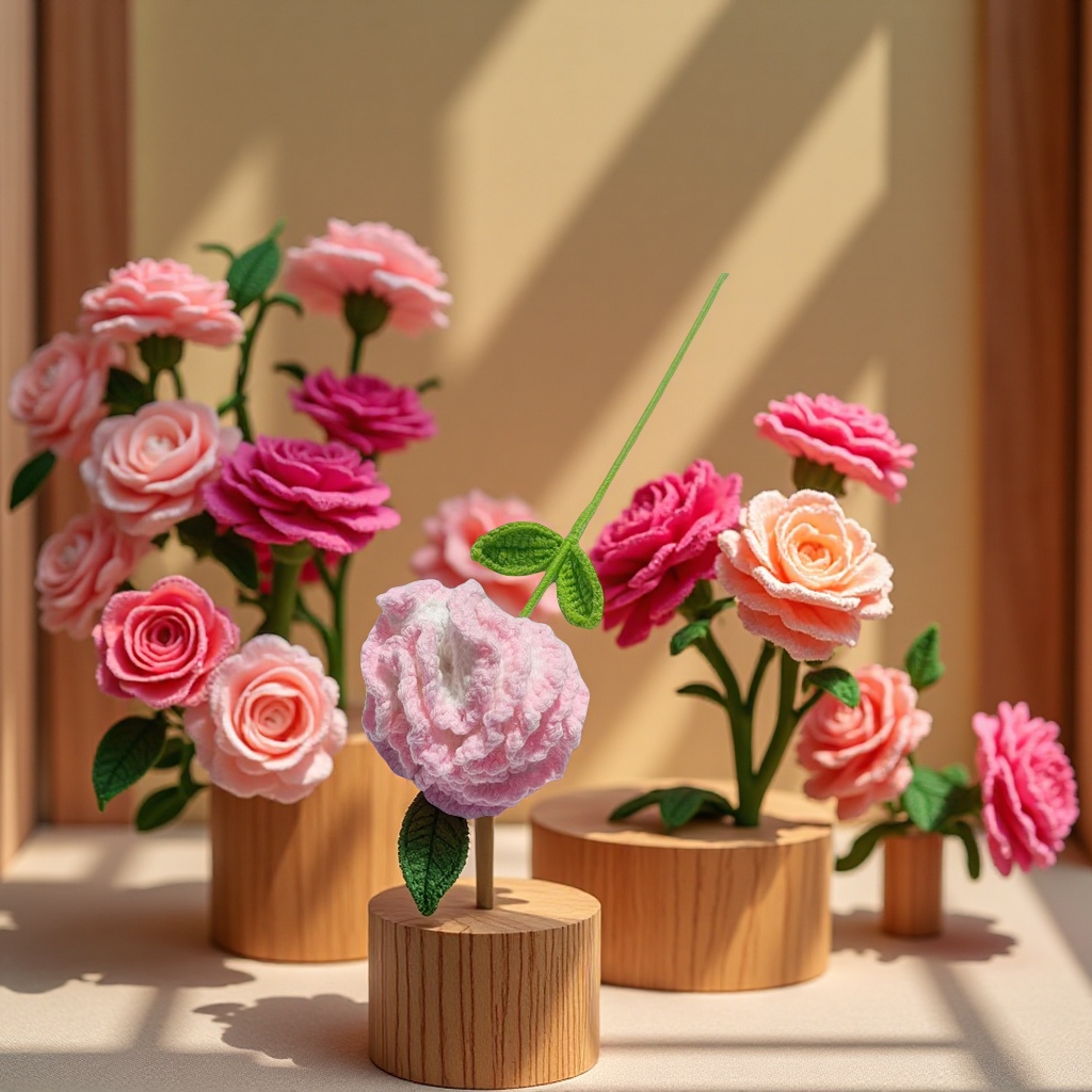 永生花/重阳节礼物/永生花仿真花/单枝玫瑰/永生果实细节图