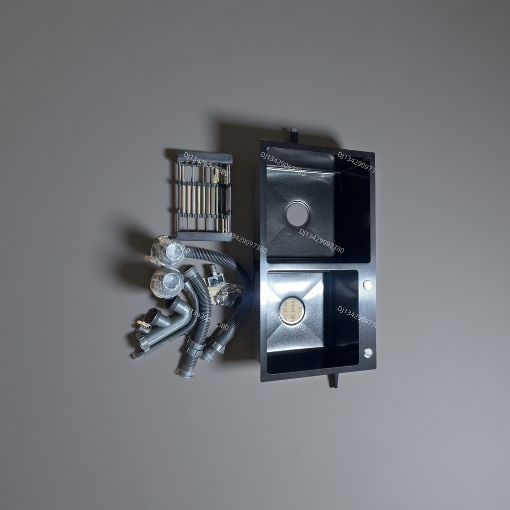 家用手工水槽单槽双槽多尺寸不锈钢304厨房洗菜盆耐用耐腐蚀