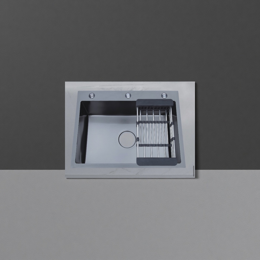 手工大单槽双槽304不锈钢厨房水槽黑色灰色拉丝多尺寸耐用实用家用洗菜池