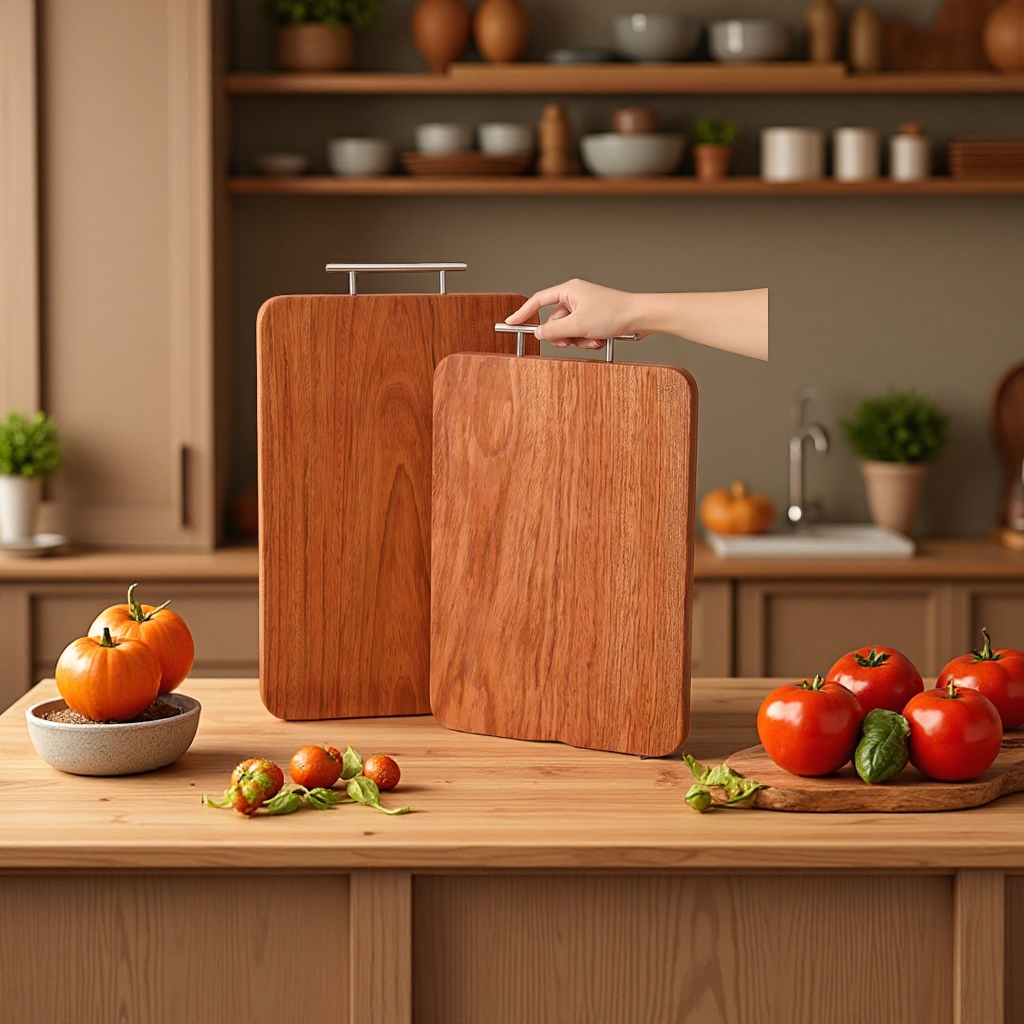 花梨木厨房实木双面切菜板水果案板家用抗菌防霉厂家批发