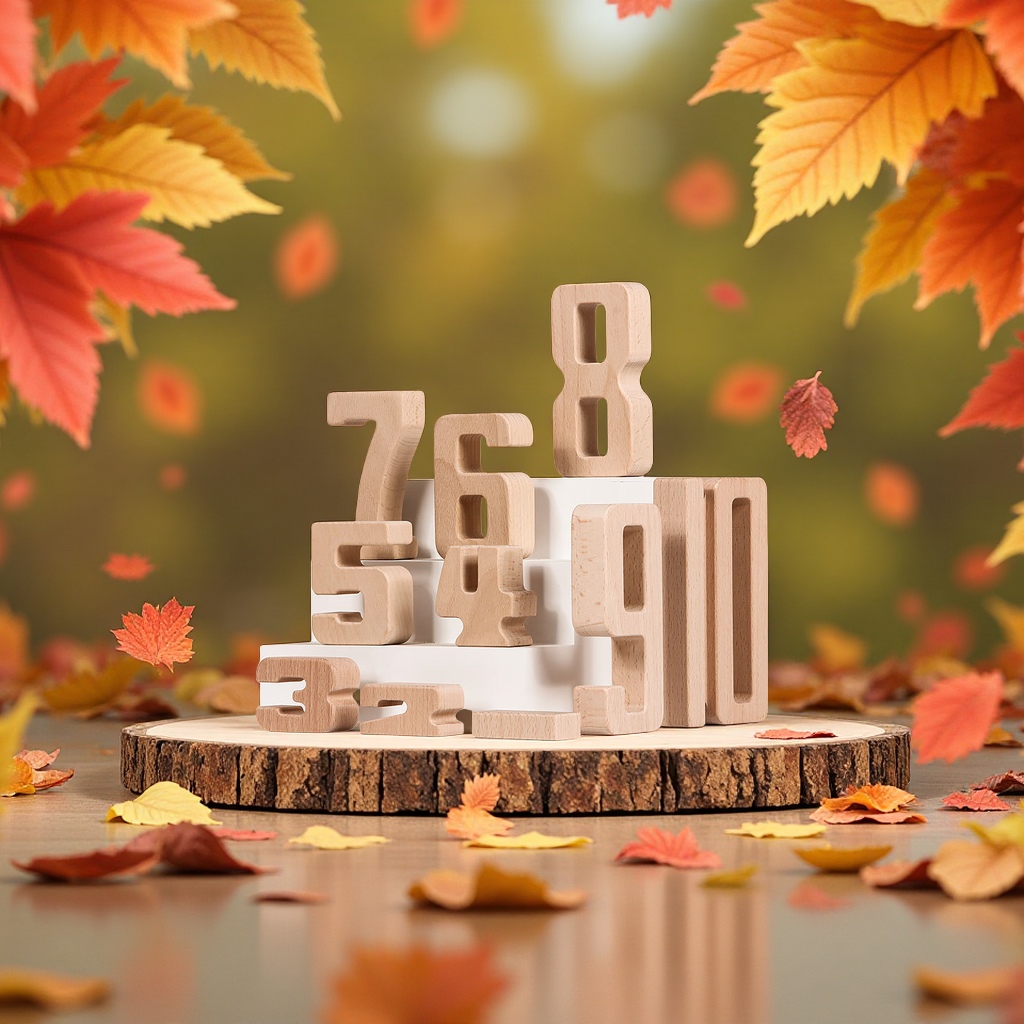 启蒙数字积木幼儿益智教具儿童早教学习模型2-6岁蒙氏玩具拼搭积木