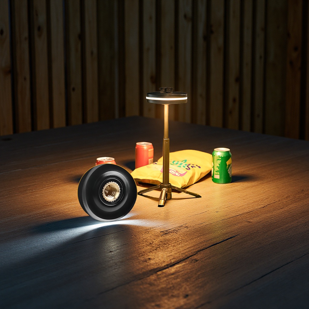 Cross-border new arrivals multifunctival outdoor camping light multi source source portable cap clip gancho imán RGB lámpara de atmósfera iluminación antorcha details Picture