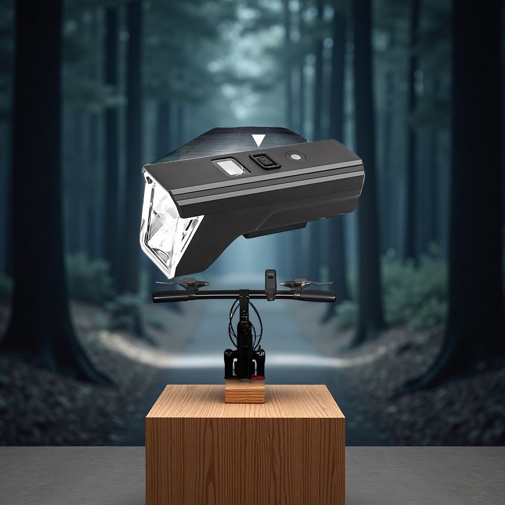 骑行灯、夜骑灯、固定电筒实物图