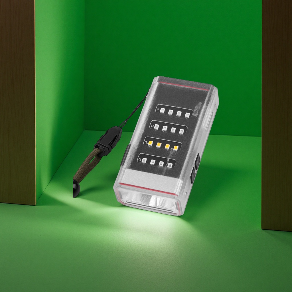 Cross-border new arrival LED multifuncional multi-fuente de luz carcasa fluorescente pantalla digital luz de trabajo con imán de soporte de salida linterna multi-propósito iluminación artefacto Item Picture