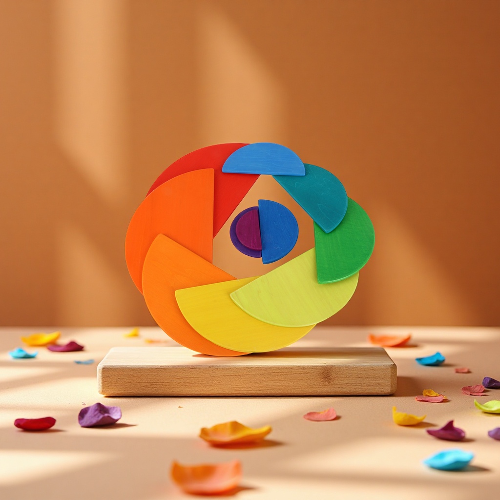 Rainbow Building Blocks Meniscus Solid Wood Jigsaw Puzzle Children's Educational toys, Jenga Jigsaw Puzzle Game, Colorful Jigsaw Puzzle set Application Scenario