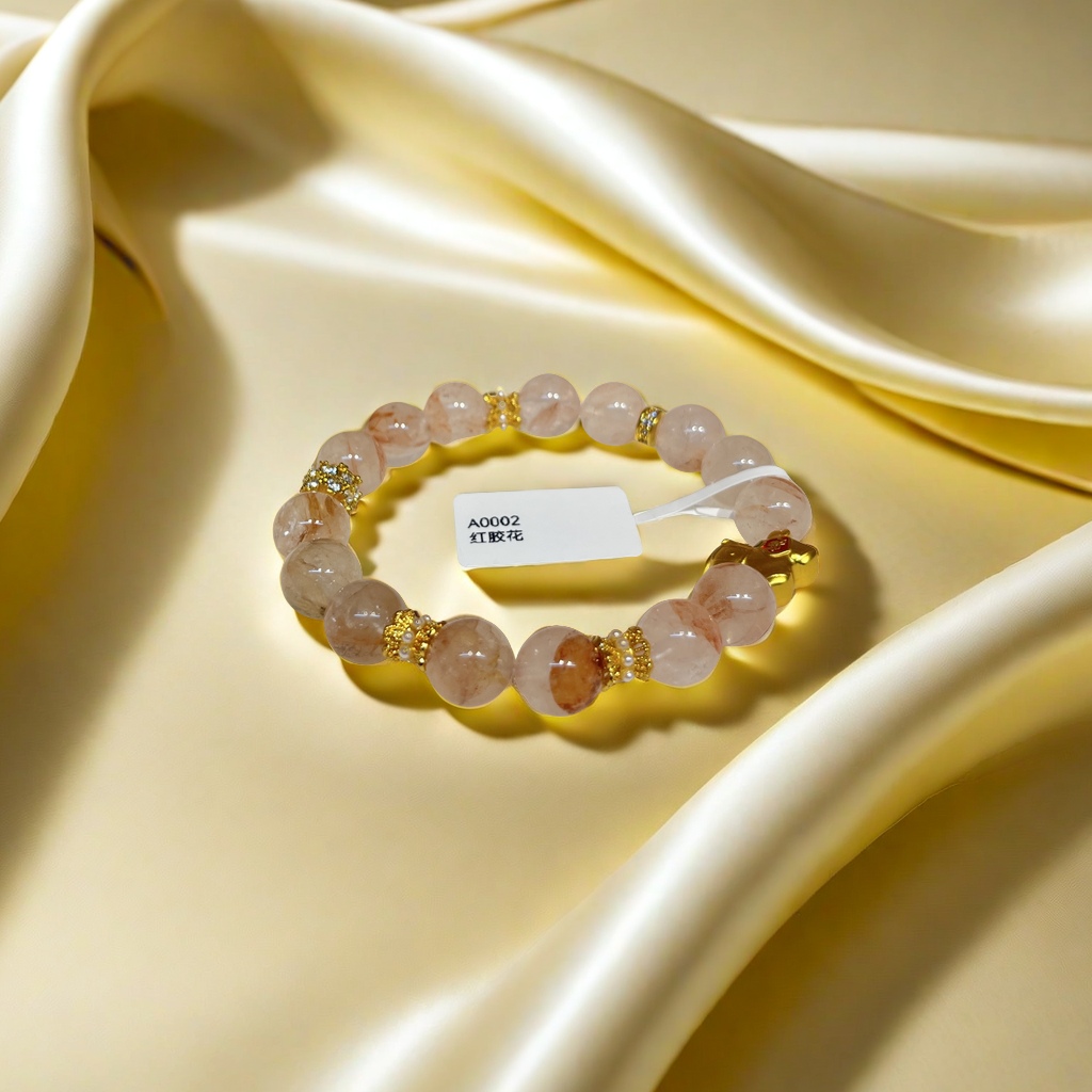 天然石手链手串时尚简约多色男女情侣款手饰手工编织礼品详情图4