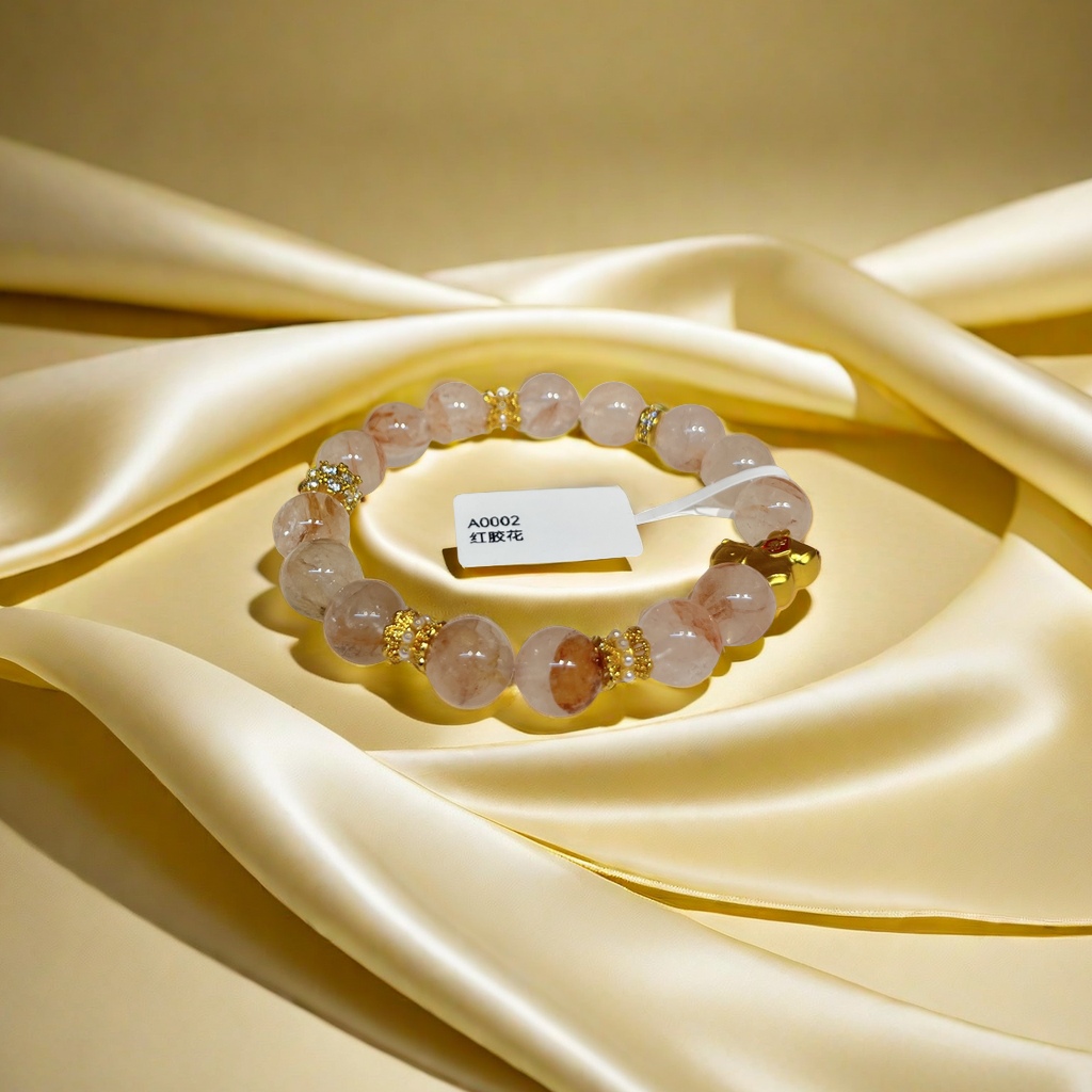 天然石手链手串时尚简约多色男女情侣款手饰手工编织礼品