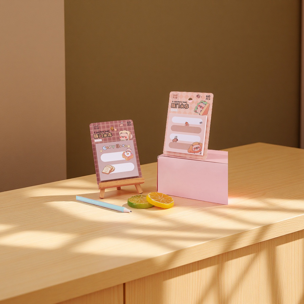 Pioneer 8716 Sticky Notes, a cute cartoon notepad with 60 pages, is a small sticky notepad for students details Picture