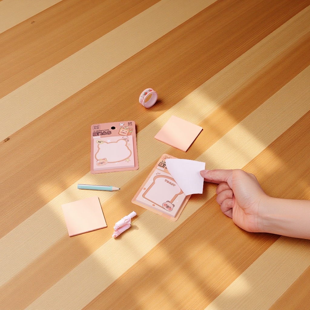 Pioneer 8716 Sticky Notes, a cute cartoon notepad with 60 pages, is a small sticky notepad for students Application Scenario