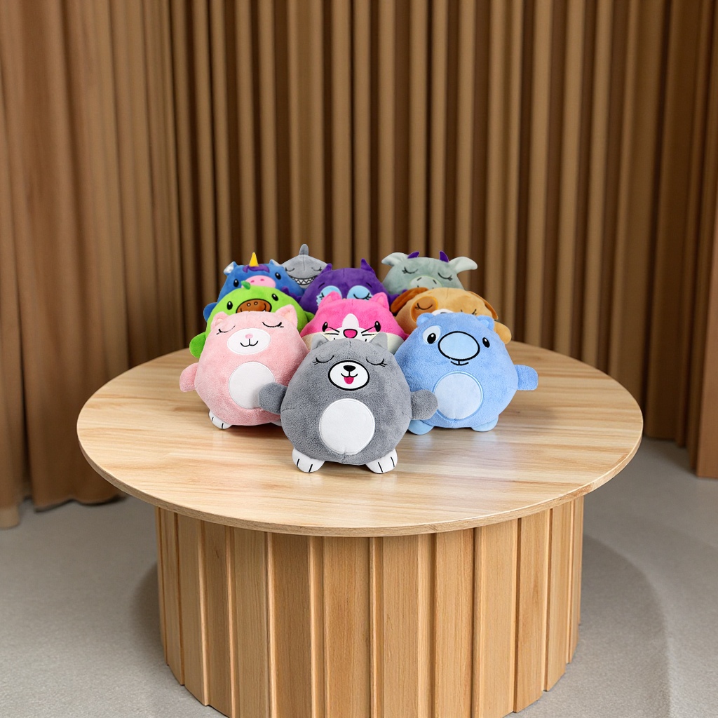 Cartoon lazy children's hoodie, variable animal pillowcase head pajamas, cute dinosaur toys, plush dolls