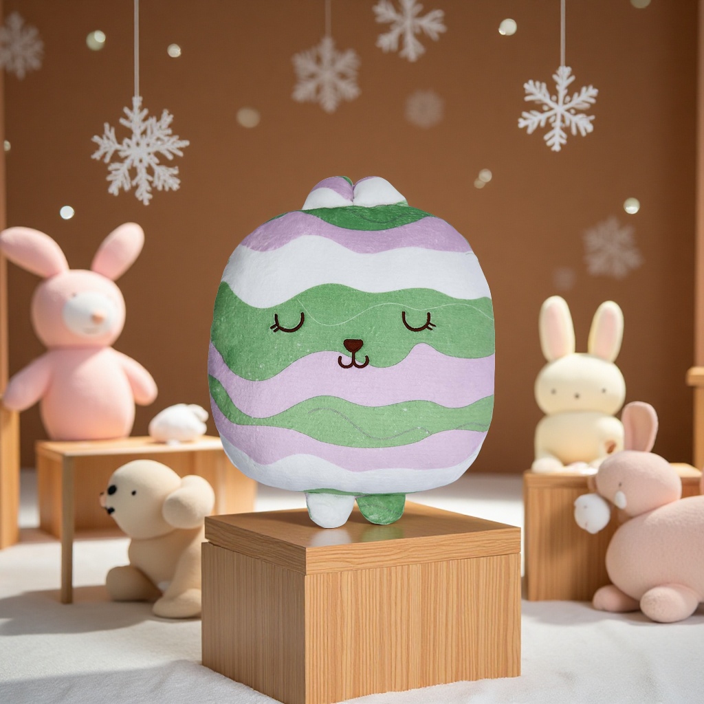 Warm hand pillow blanket, flannel three-in-one, plush rabbit doll pillow, plush doll, multi-functional warm cushion Item Picture