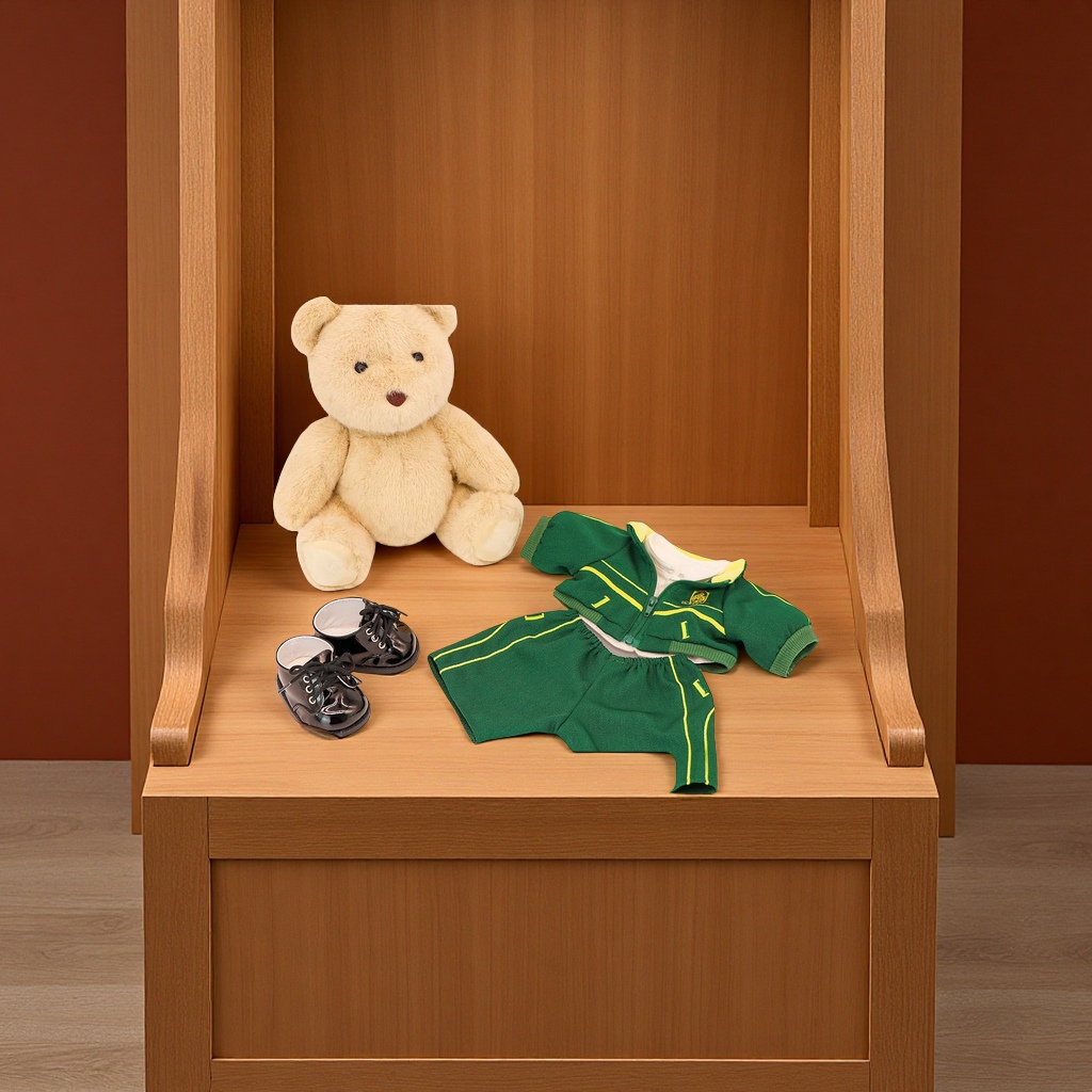 Graduation school uniform bear custom plush toy doll gifts, pictures and samples provided, dressing bear dolls, plush dolls, dolls Specification image