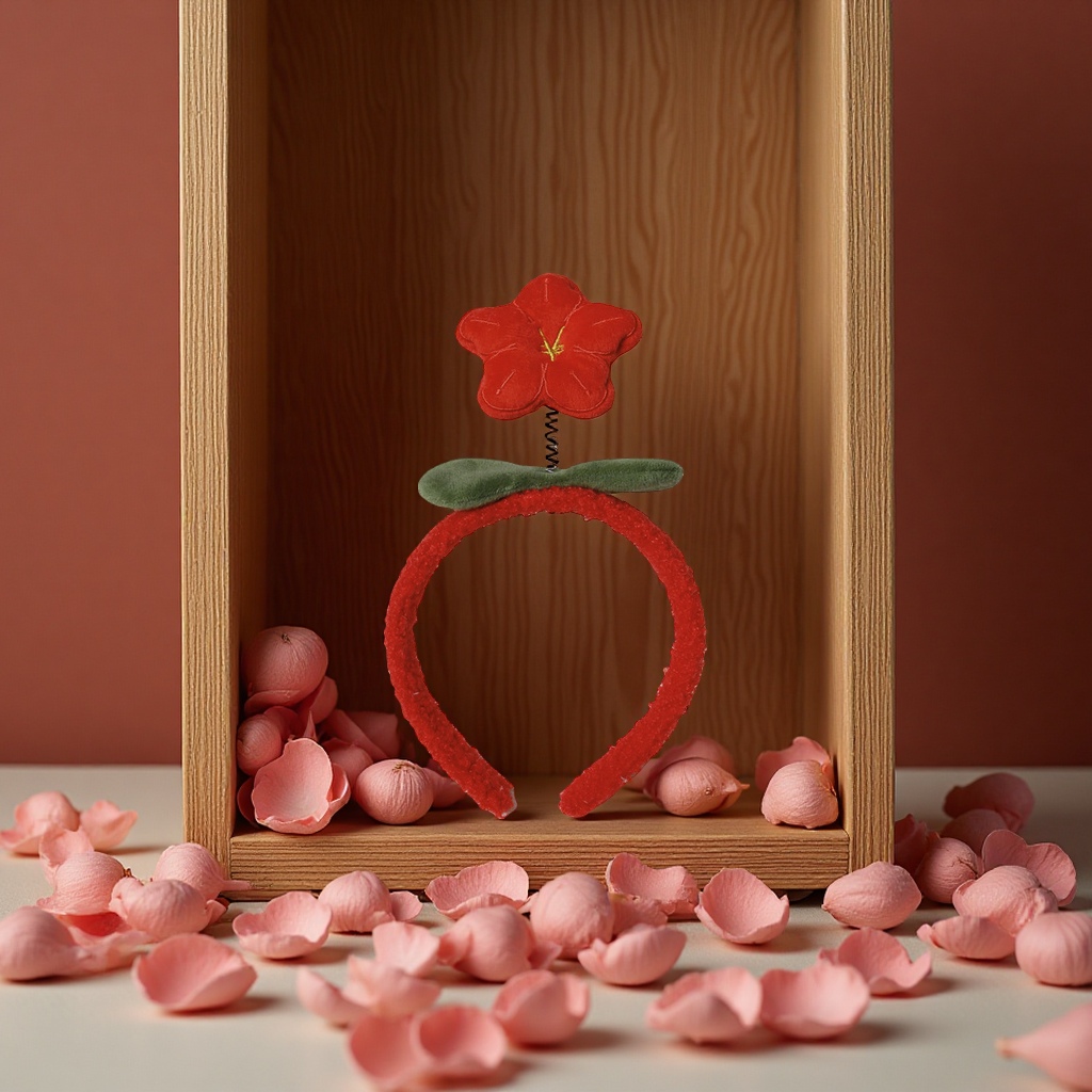 Cute cartoon plush headwear, facial hair clips, handcrafted hair accessories, girl hair bands, soft and comfortable decorative items Item Picture