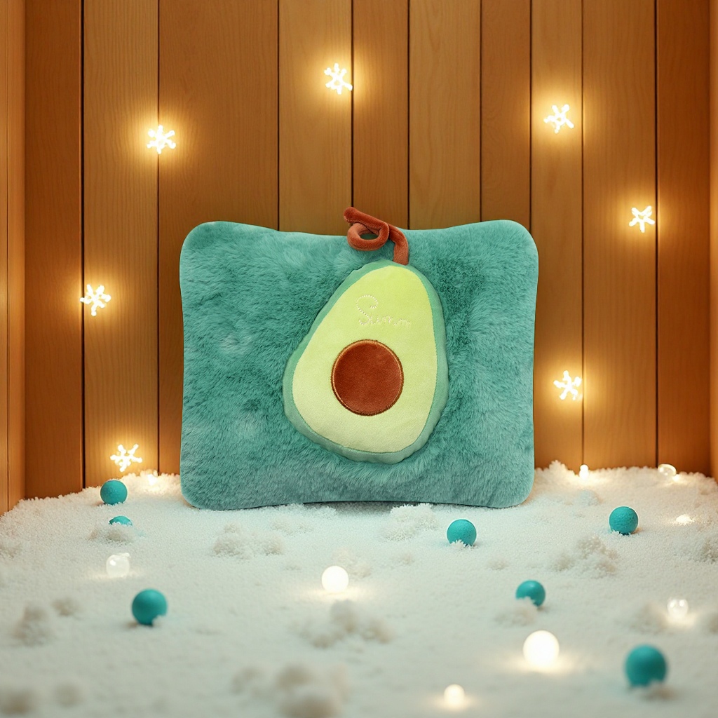 热水袋学生冬季简约/暖宝宝充电热水袋/热水袋学生冬季卡通/暖宝/热水袋白底实物图