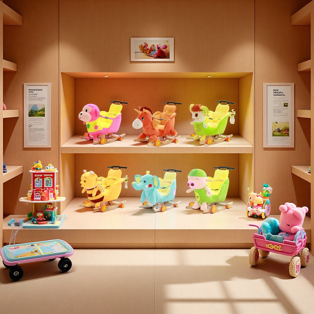 摇马宝宝摇椅儿童摇摇椅婴儿摇摇椅多功能宝宝摇椅可升降带音乐玩具