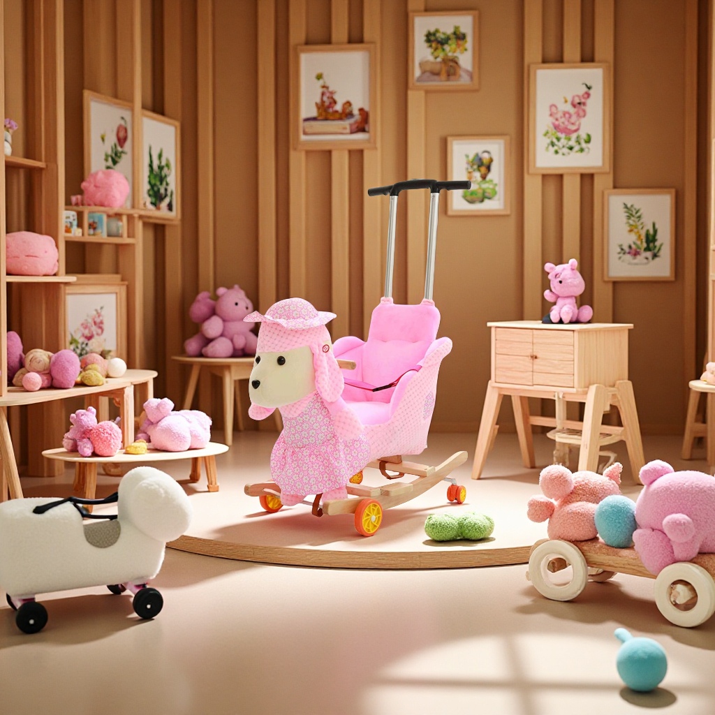 摇马宝宝摇椅儿童摇摇椅婴儿摇摇椅多功能宝宝摇椅可升降带音乐玩具细节图