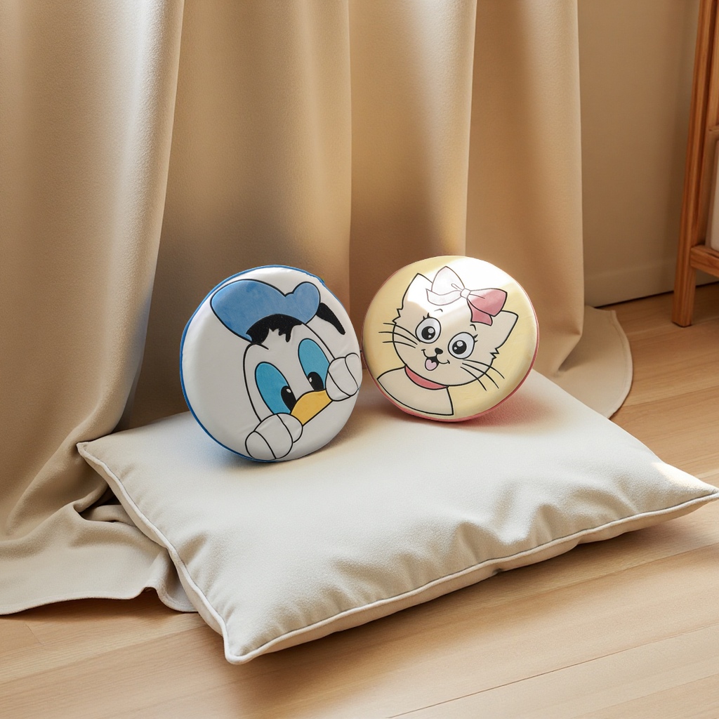 New Japanese-style round tatami seat cushions, cartoon memory foam cushions, office and home floor cushions, chair cushions, and buttock cushions