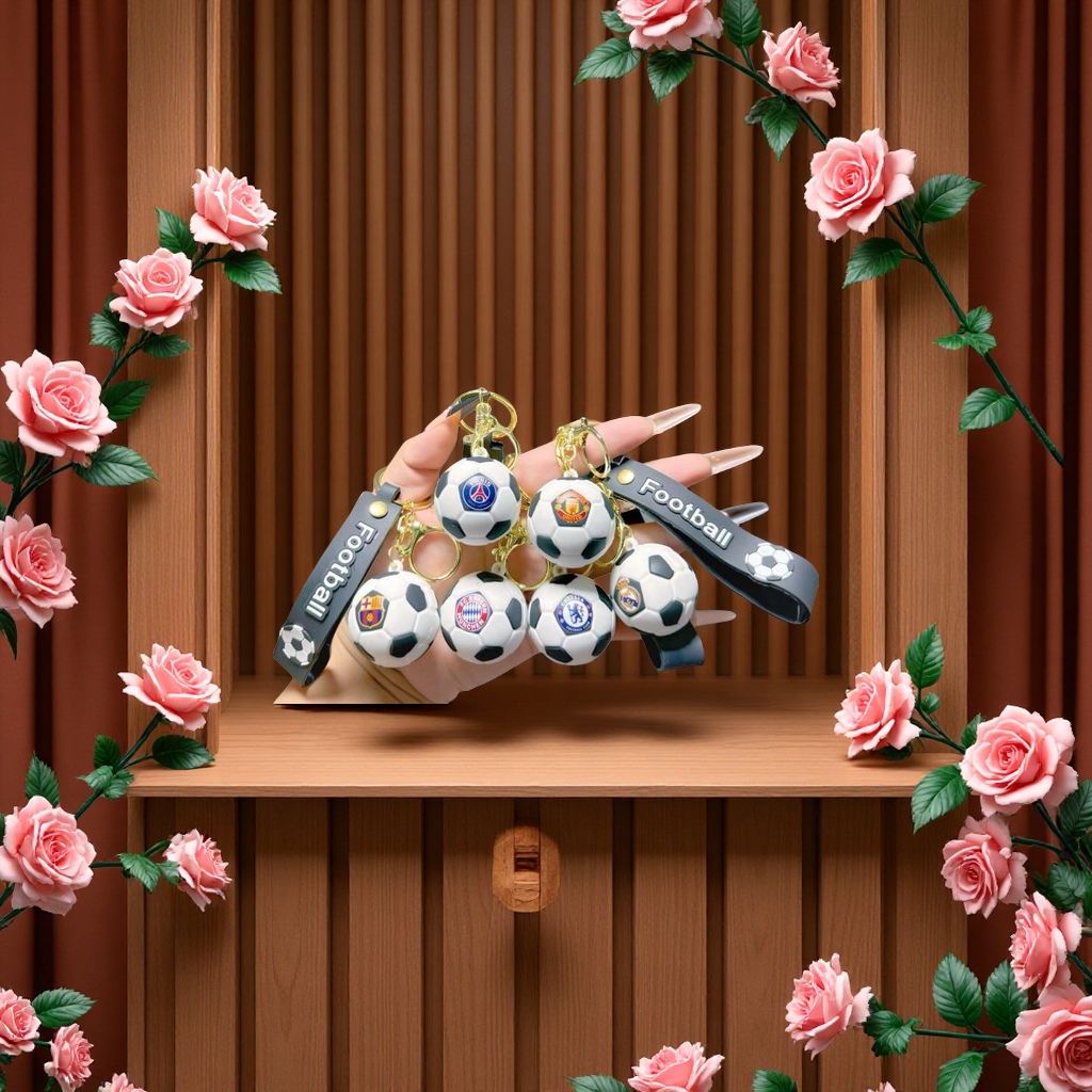 钥匙扣玻璃/钥匙扣/星星人/羊毛毡挂件/带灯章鱼钥匙扣白底实物图