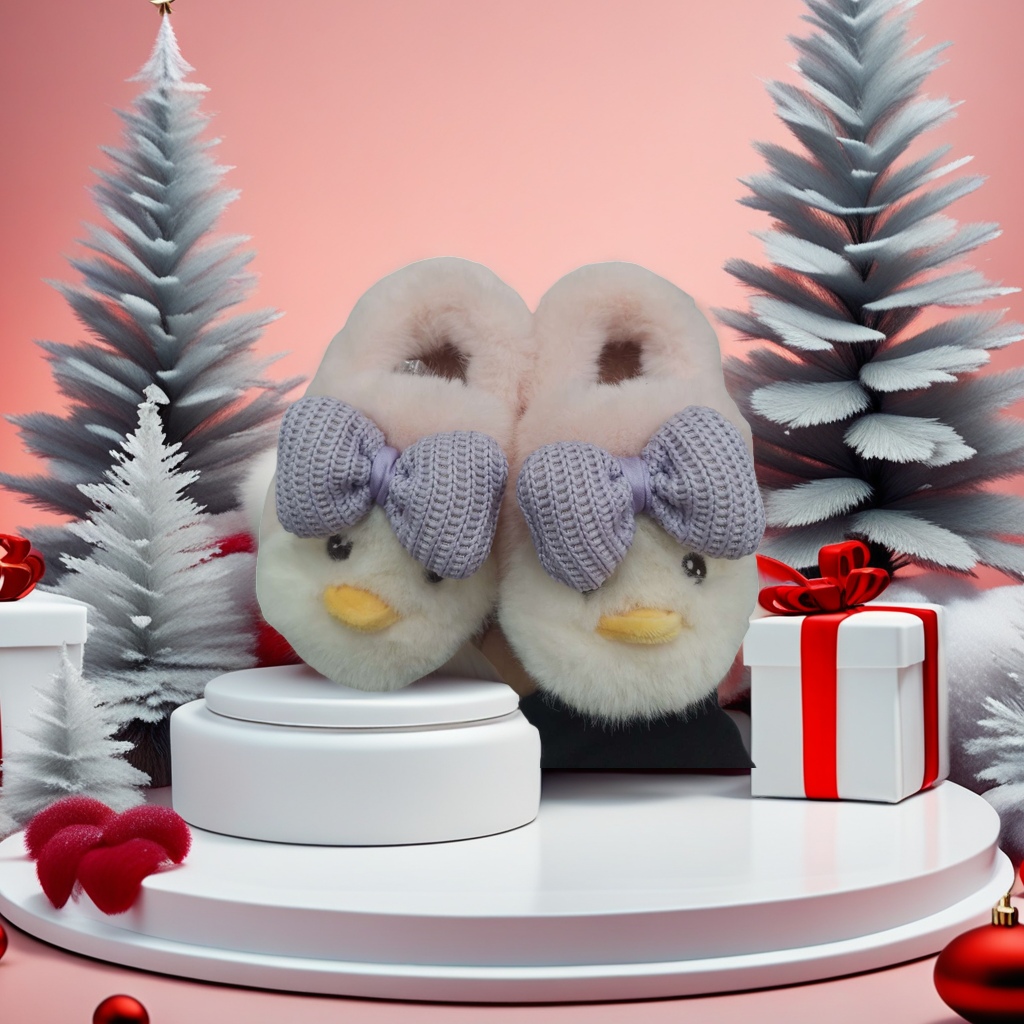 室内保暖儿童棉鞋，卡通，防滑，舒适，保暖，时尚，潮流，号码15—21白底实物图