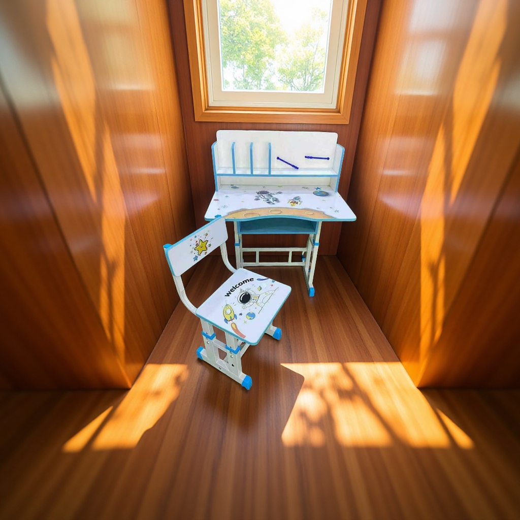 学习课桌椅细节图