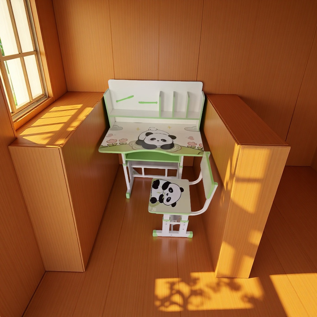 儿童学习桌椅实物图