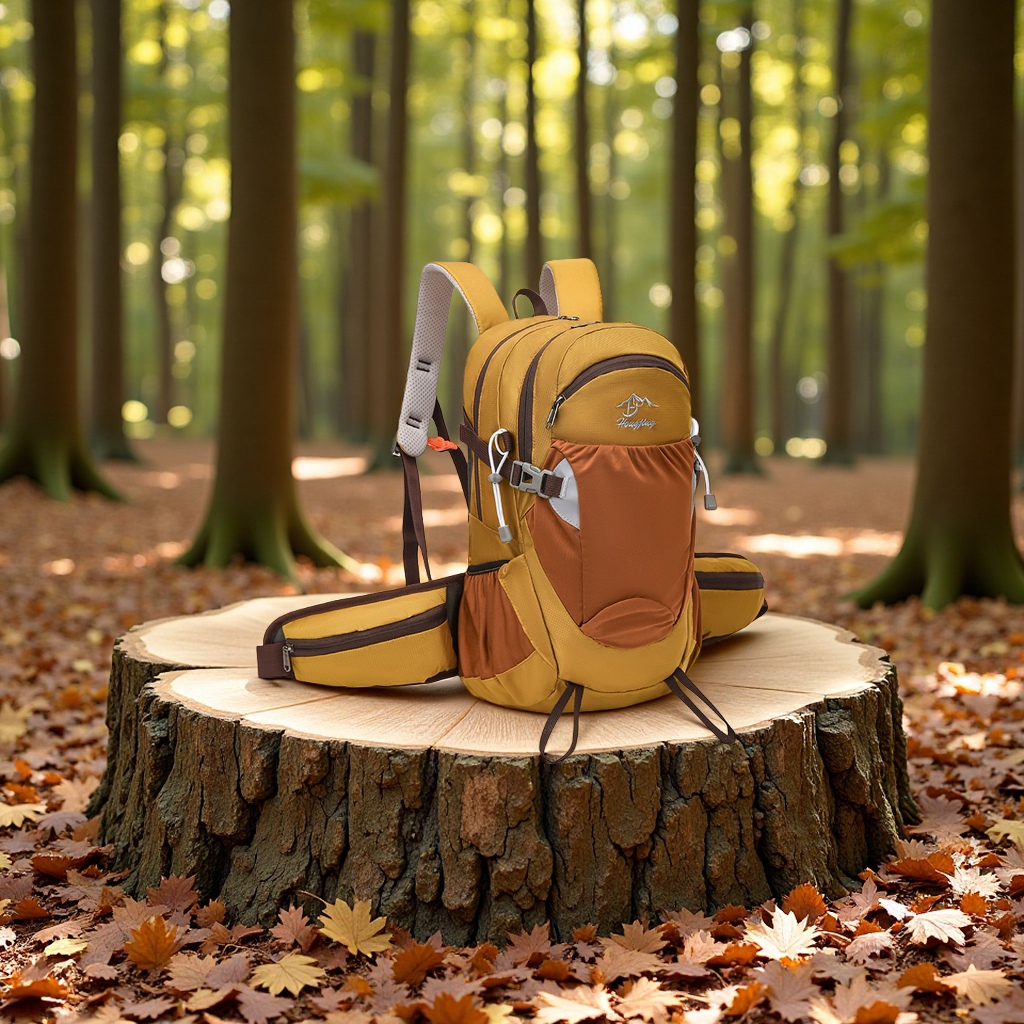 Outdoor sports picnic backpack, large-capacity water-resistant hiking and mountain climbing backpack, lightweight outdoor bag for leisure travel Item Picture