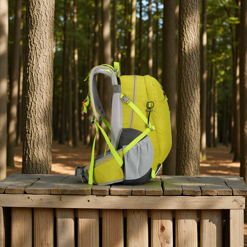 Wear-resistant, scratch-resistant, large-capacity men's and women's shoulder outdoor mountaineering backpack, hiking sports backpack, water-resistant mountaineering bag Specification image
