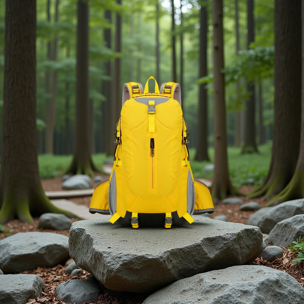 Wear-resistant, scratch-resistant, large-capacity men's and women's shoulder outdoor mountaineering backpack, hiking sports backpack, water-resistant mountaineering bag Item Picture