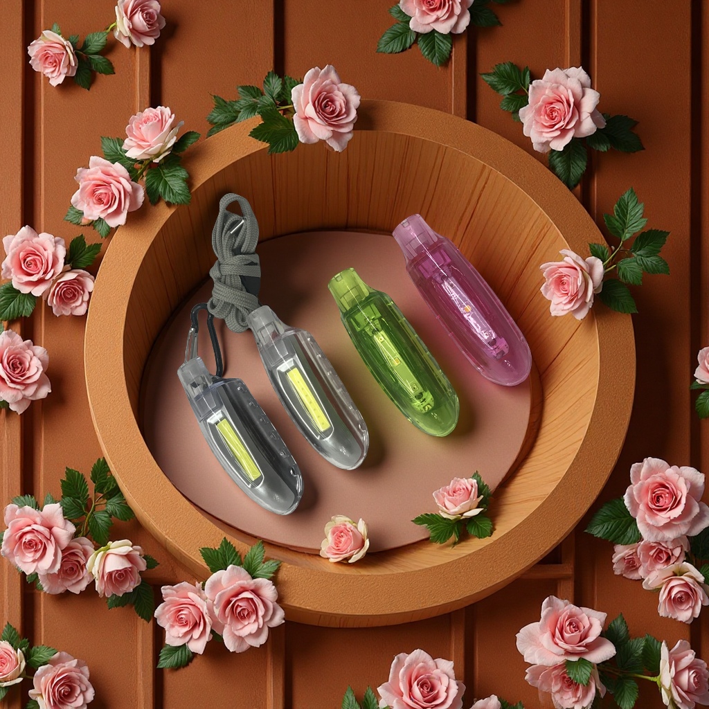 创意多彩LED口哨带灯儿童成人便携迷你发光运动户外夜光伴奏