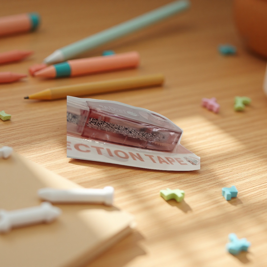 修正带白底实物图