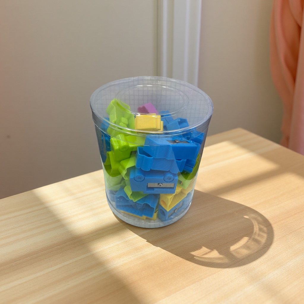 可爱糖果色小卷笔刀创意卡通削笔器学习文具铅笔刀厂家直销水晶工艺品