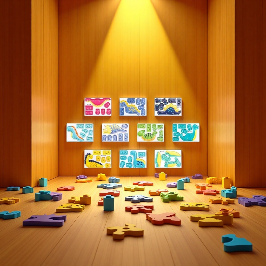 Children's educational jigsaw puzzles, DIY three-dimensional assembly toys, promotional gifts, creative jigsaw puzzles, educational toys Specification image