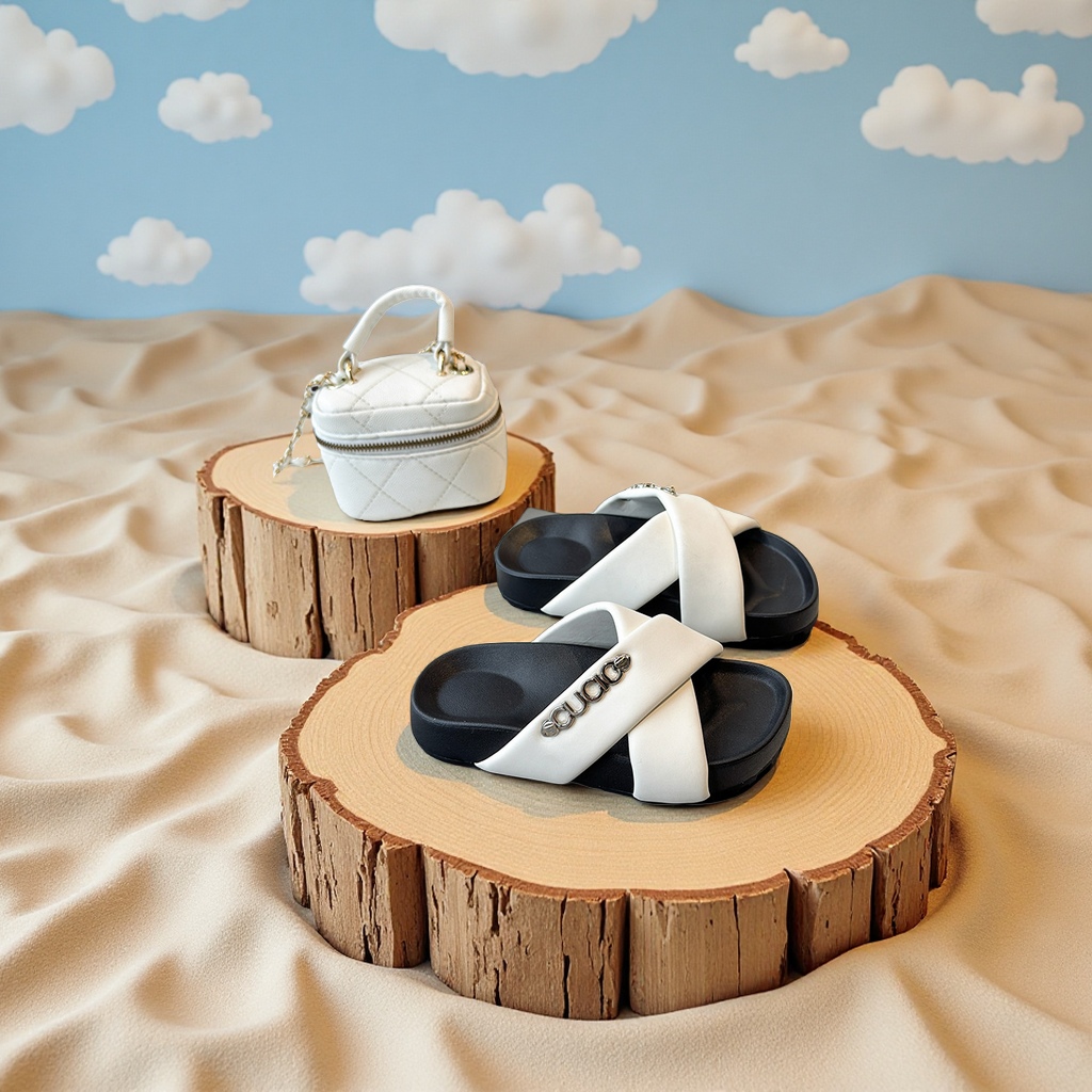 女童软底一字拖凉鞋2025年时尚厚底沙滩鞋耐磨防滑舒适外穿女式休闲单鞋