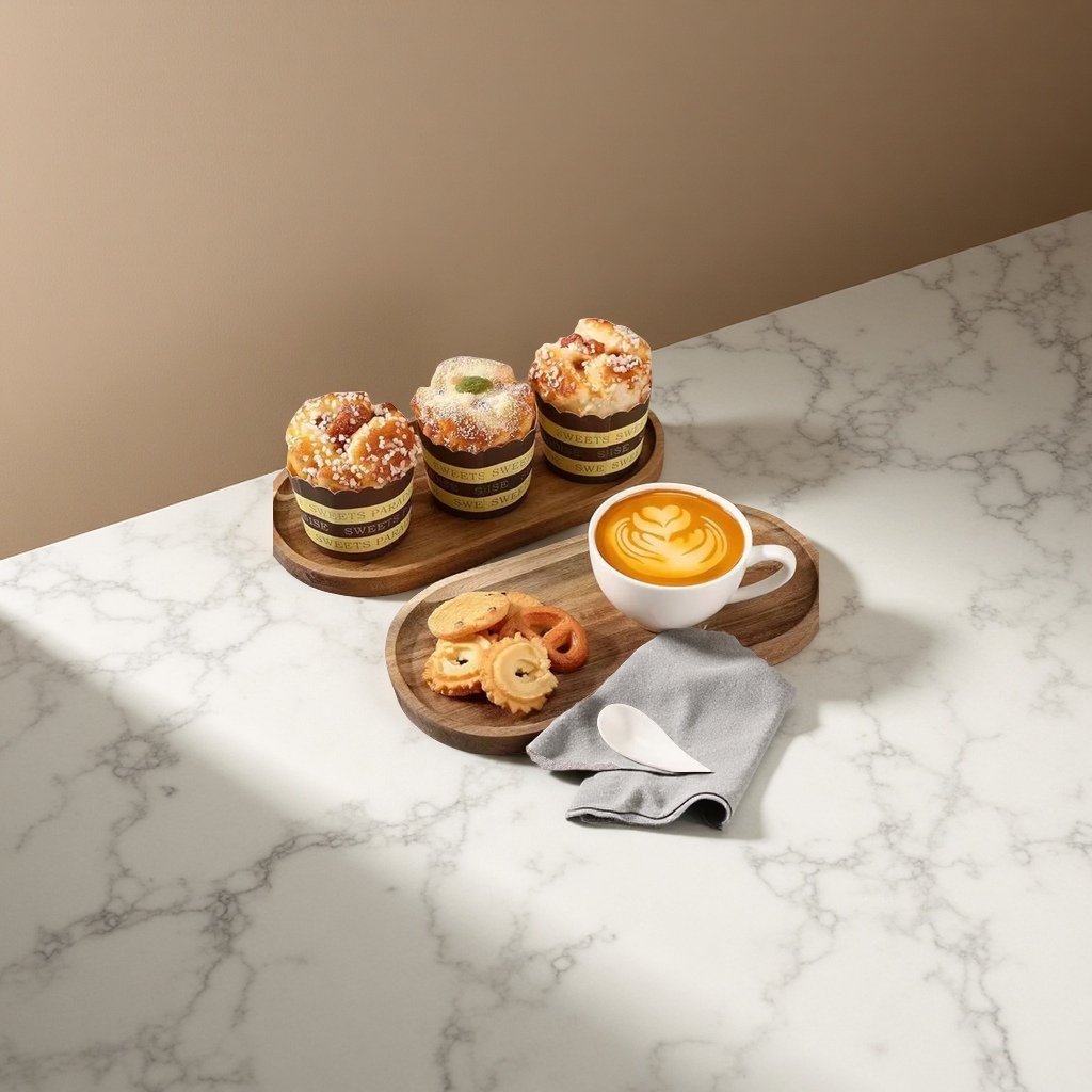 Modern and simple solid wood tray, home restaurant decoration, snack plate, oval, multi-specification wooden plate, wooden box packaging container Specification drawing
